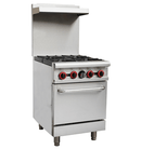 CR24-4-NG 24" 4 Burner Natural Gas Range with Oven