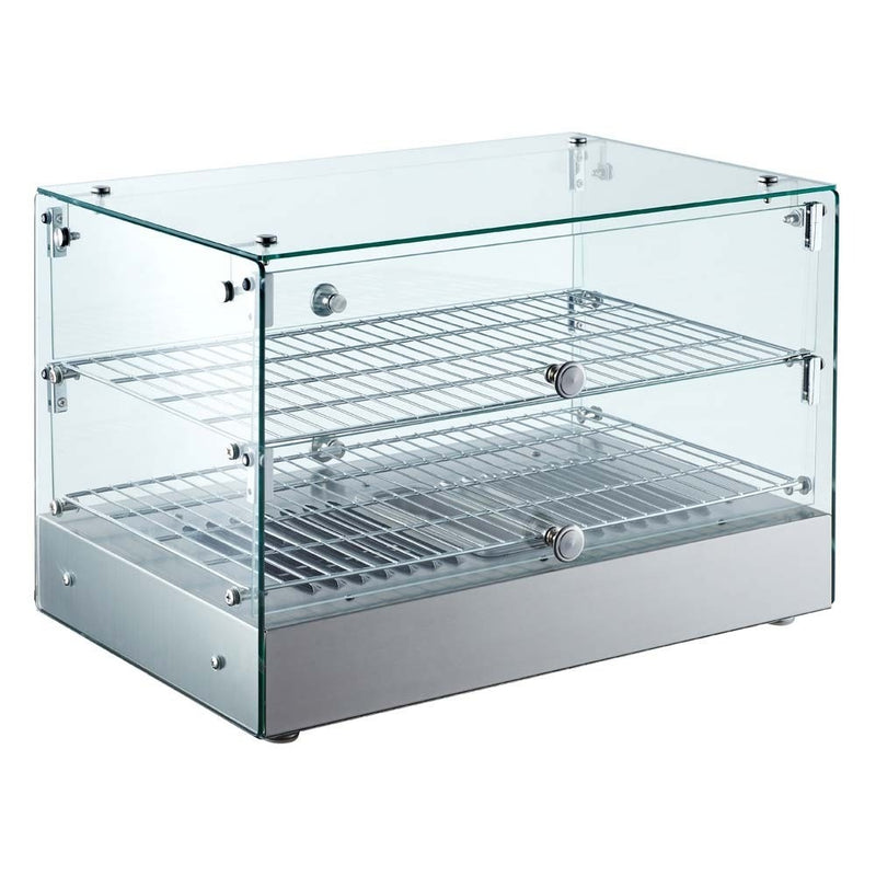 HSA50 22" Straight Glass Countertop Hot Food Warmer Display Case