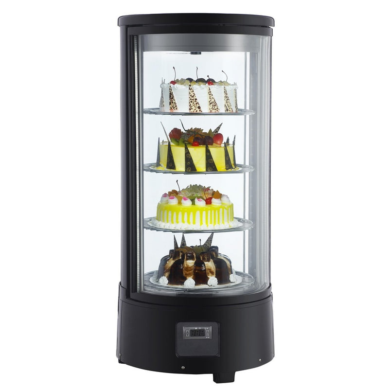 MDCR78 Refrigerated Countertop Rotating Cake Display Case