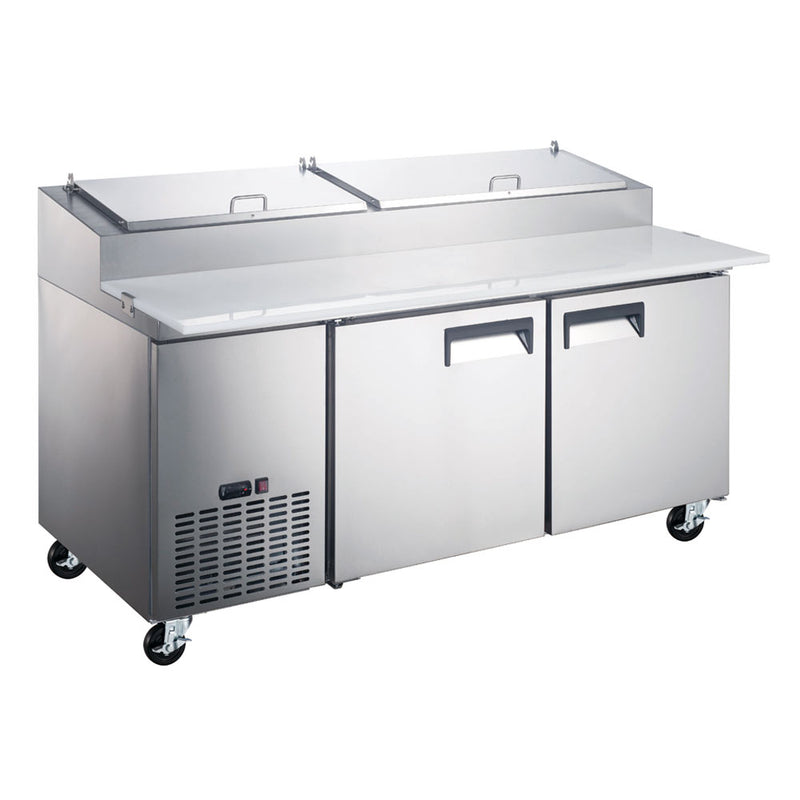 CPT-72 71" Refrigerated Pizza Prep Table - 9 Pans