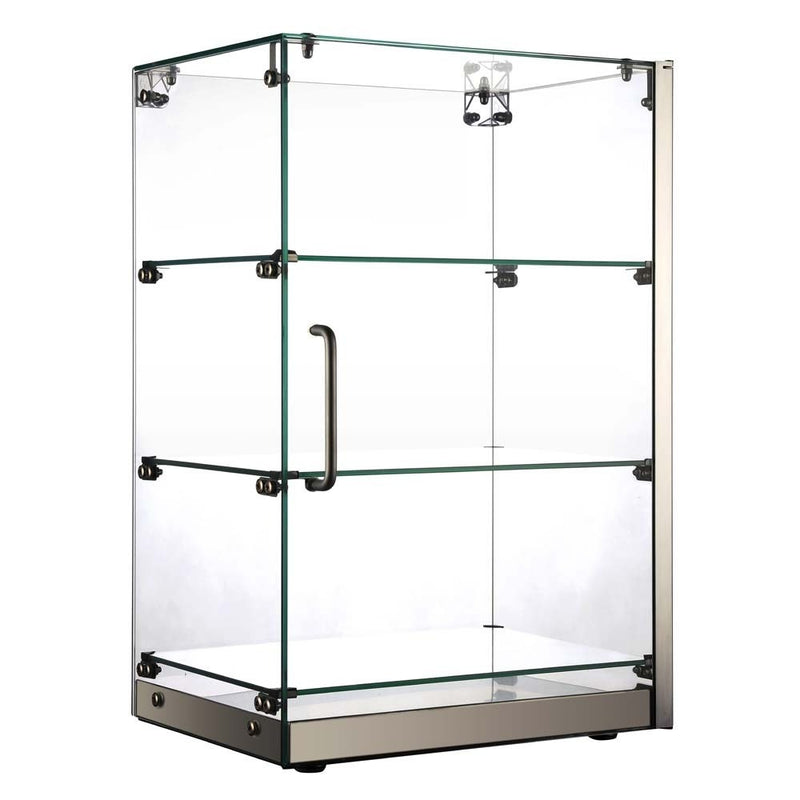 SA60 16" Vertical Straight Glass Countertop Dry Display Case