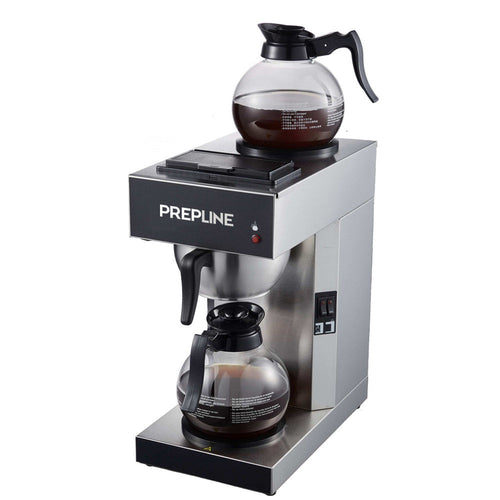 PCM2D-1 Pourover Coffee Maker with 2 Warmers and Coffee Decanters - 120V
