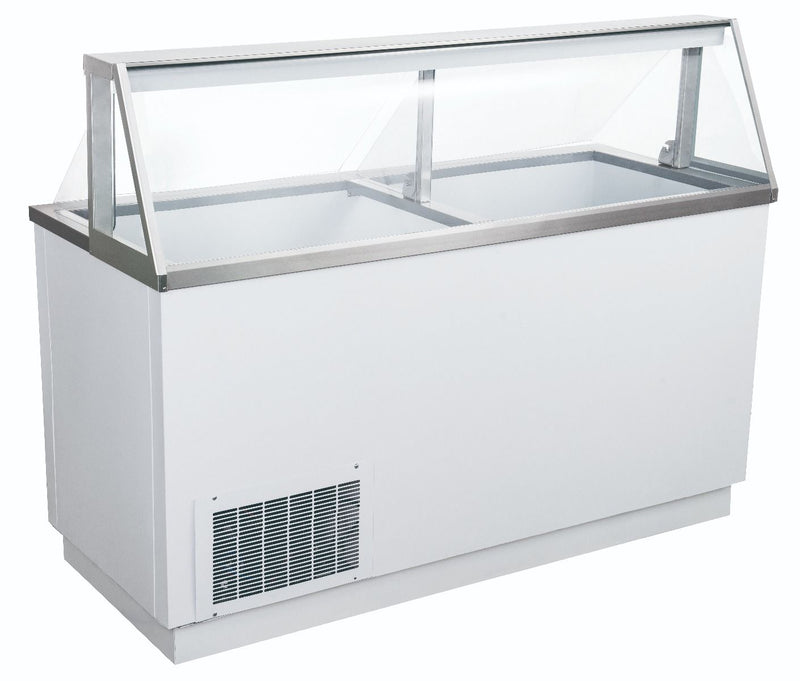 DIP-66 68" Ice Cream Dipping Cabinet Freezer | (12) Tub Capacity