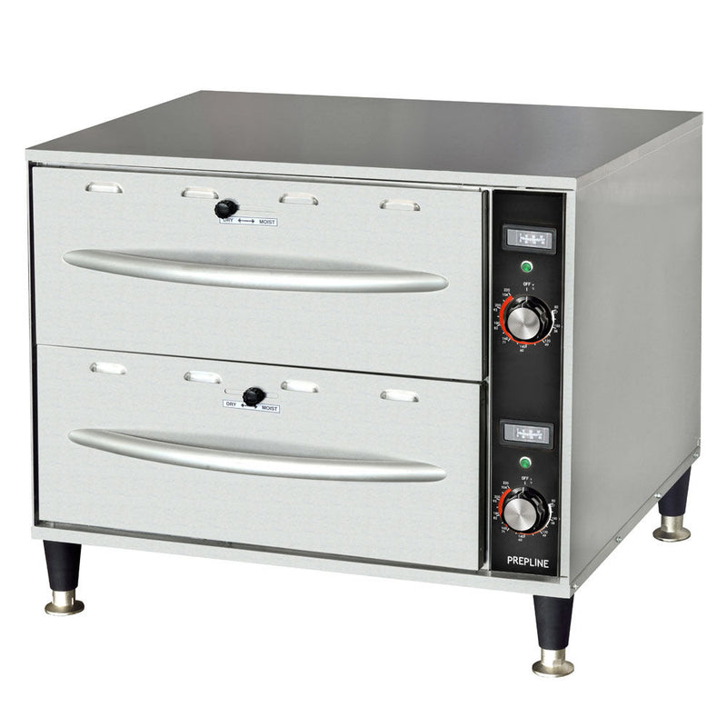 DW2 Double Freestanding Stainless Steel Drawer Warmer- 900W, 120V