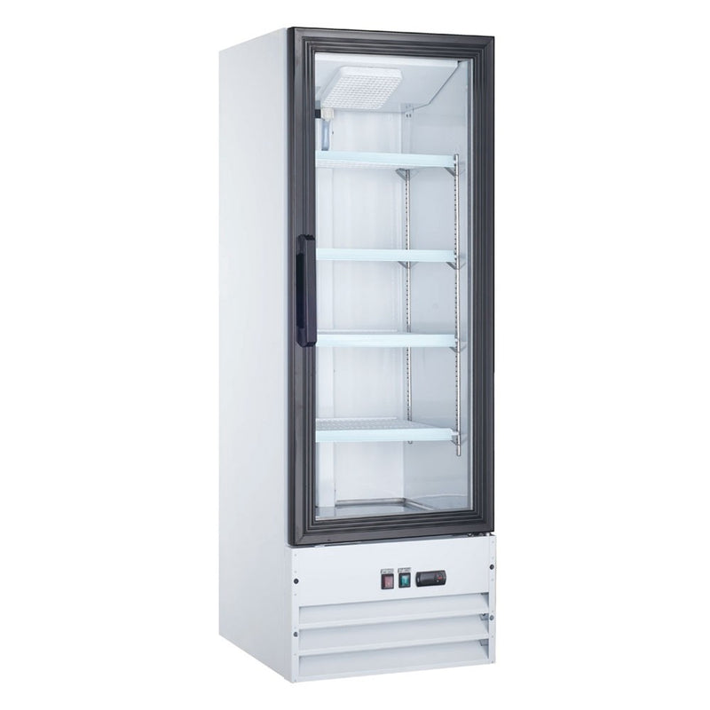 G10-W 21″ White Single Glass Merchandiser Refrigerator