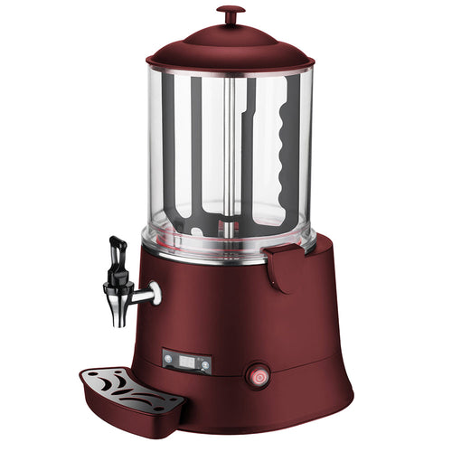 CHOCO10R 16” 10 Liter Red Hot Beverage Dispenser