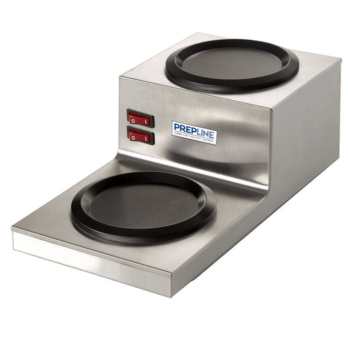 PDW2-L Ladder Double Burner Warmer Plate - 200W