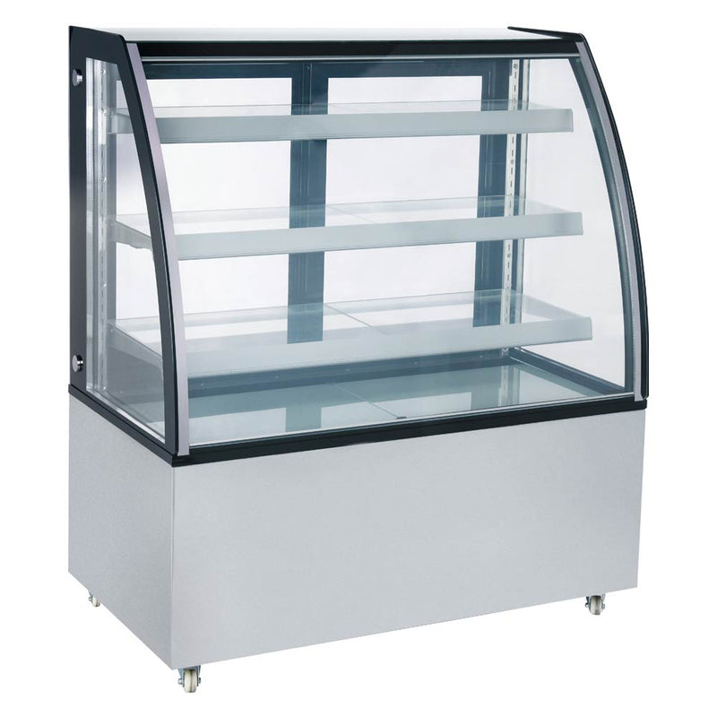 MBT48 48" Curved Glass Refrigerated Bakery Display Case
