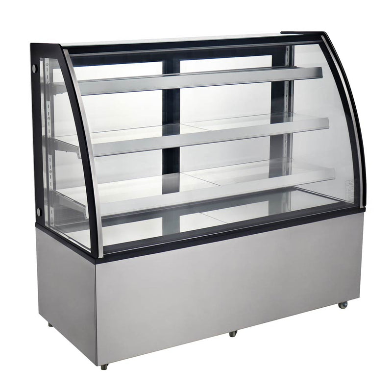 MBT60 60" Curved Glass Refrigerated Bakery Display Case