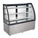 MBT72 72" Curved Glass Refrigerated Bakery Display Case