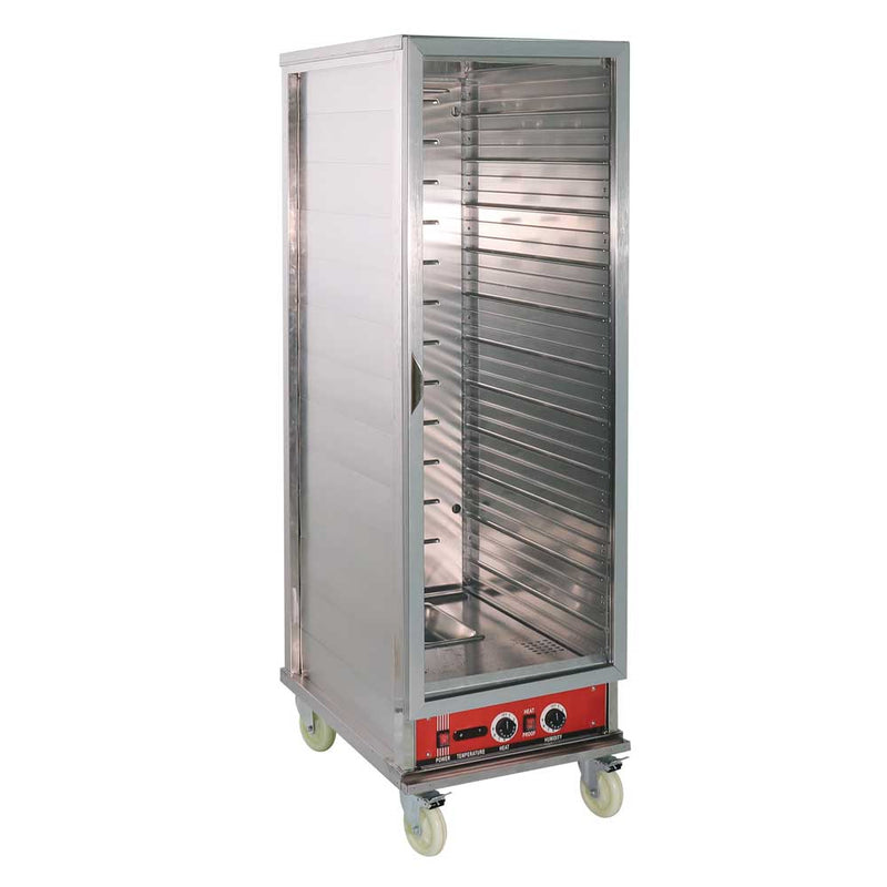 MPN1836 Full Size 120v Non-Insulated Heated Warming Holding Cabinet with Clear Door