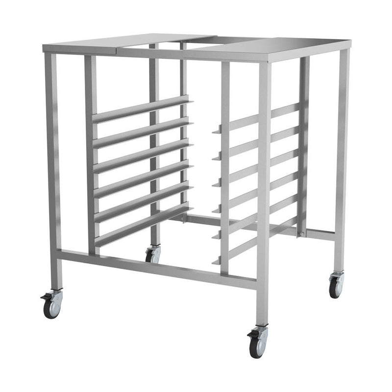 Prepline OS-2528 Stainless Steel Oven Stand with Cooling Racks and Casters
