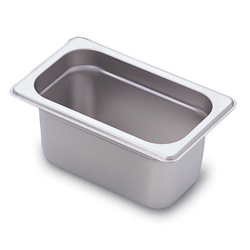PFP-19-4 One-Ninth 1/9 Stainless Steel Food Pan with 4" Depth