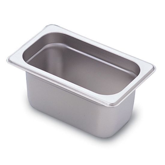 PFP-19-6 One-Ninth 1/9 Stainless Steel Food Pan with 6" Depth