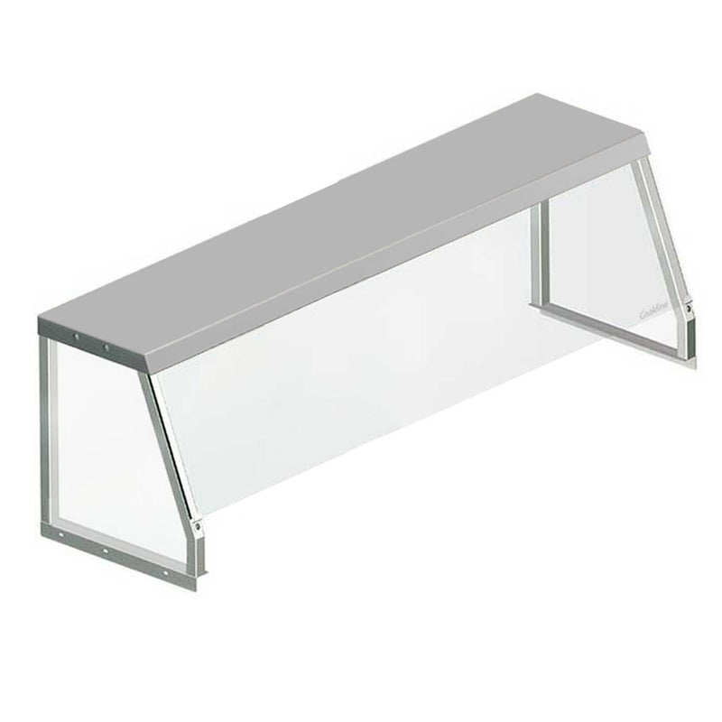 SG-1560 60" Angled Sneeze Guard for Steam Tables, Salad Bars