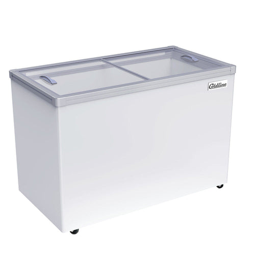 SD54 54" Glass Top Ice Cream Freezer - 13 Cu. Ft.