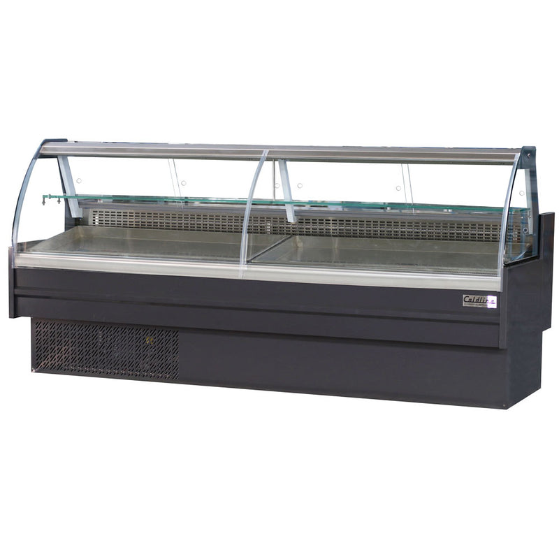 Coldline SDC98-F 98” Refrigerated Fish Display Case with Ice Bin and Drain