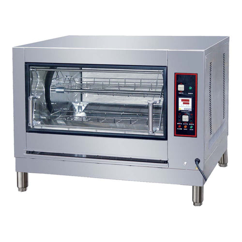 GR-268 40” 12 Chicken Batch Gas Rotisserie Oven - 115v